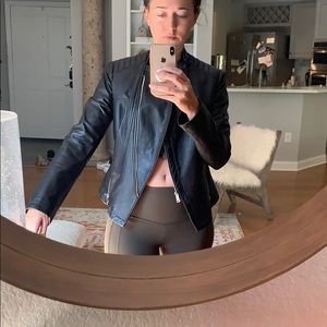 Barney’s New York leather jacket